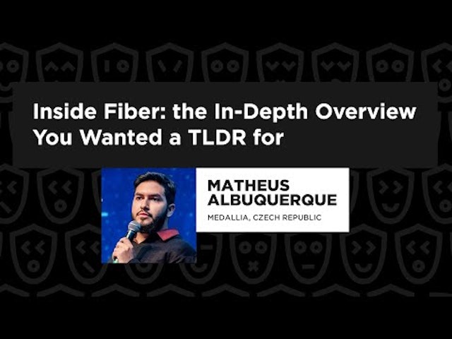 Inside Fiber: the in-depth overview you wanted a TLDR for  – Matheus Albuquerque, React Summit 2022